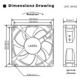 Big Air Flow DC-Lüfter für Kommunikationsgeräte